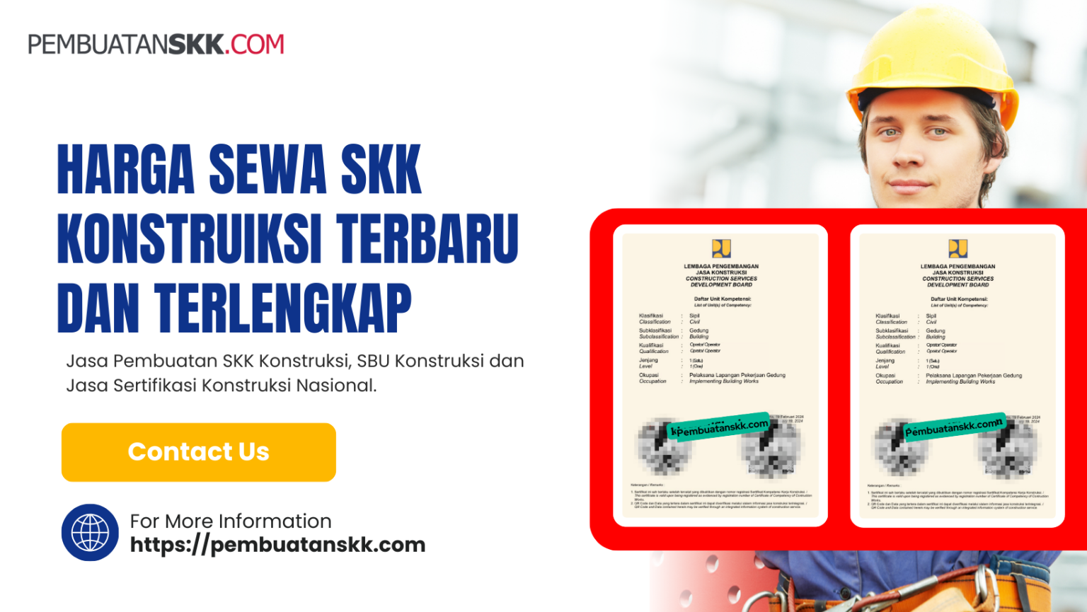 Harga Sewa SKK Konstruiksi Terbaru dan Terlengkap